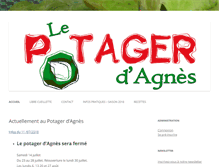 Tablet Screenshot of lepotagerdagnes.com